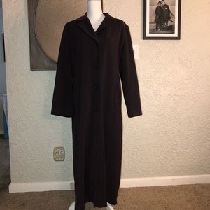 Excellent Chocolate Brown Full length Trench Coat